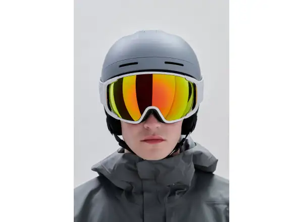 POC Zonula Skibrille Hydrogen White/Partly Sunny Orange
