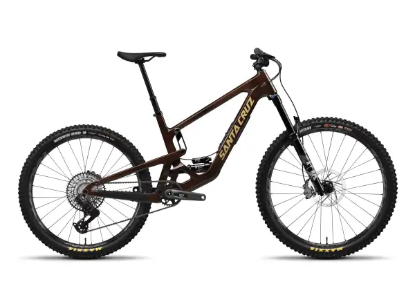 Santa Cruz Bronson 5 CC MX GX AXS Vollgefedertes Fahrrad Translucent Root Beer