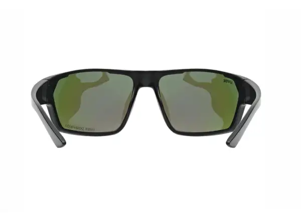 Uvex Sportstyle 233 Polavision Brille Black Matt/Mirror Green