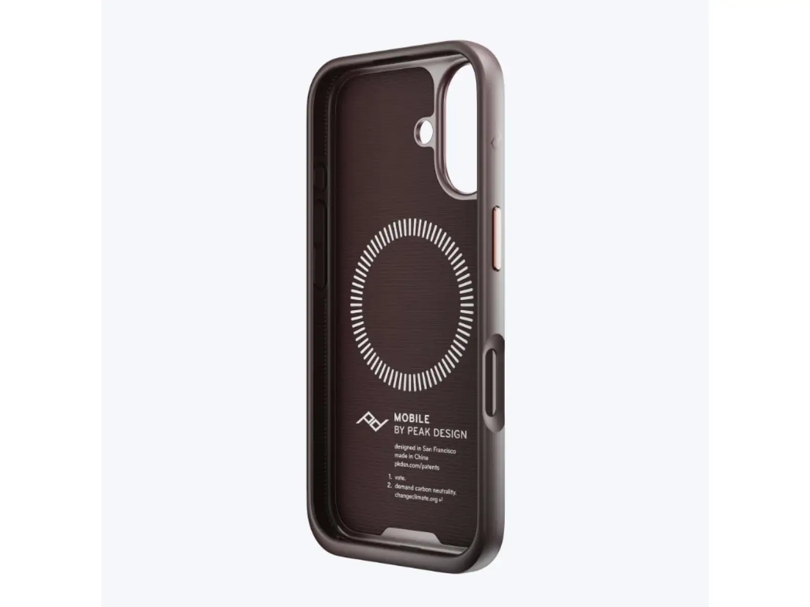 Peak Design Mobile Everyday Fabric Case für iPhone 16 Hülle in Eclipse.
