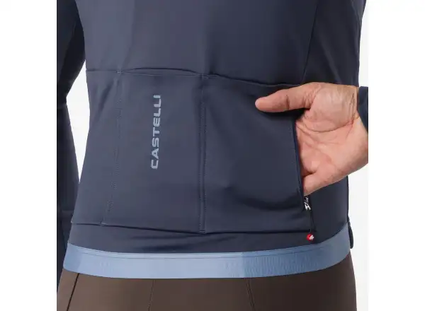 Castelli Espresso Thermal 2 Herren Trikot Langarm Twilight blue