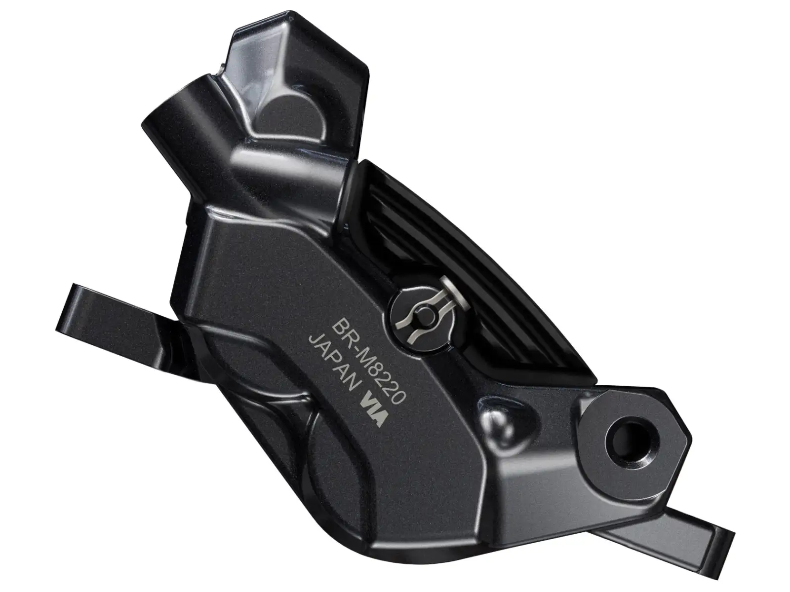 Shimano Deore XT BR-M8220+BL-M8200 Scheibenbremse hinten Beläge metallisch mit Kühlkörper