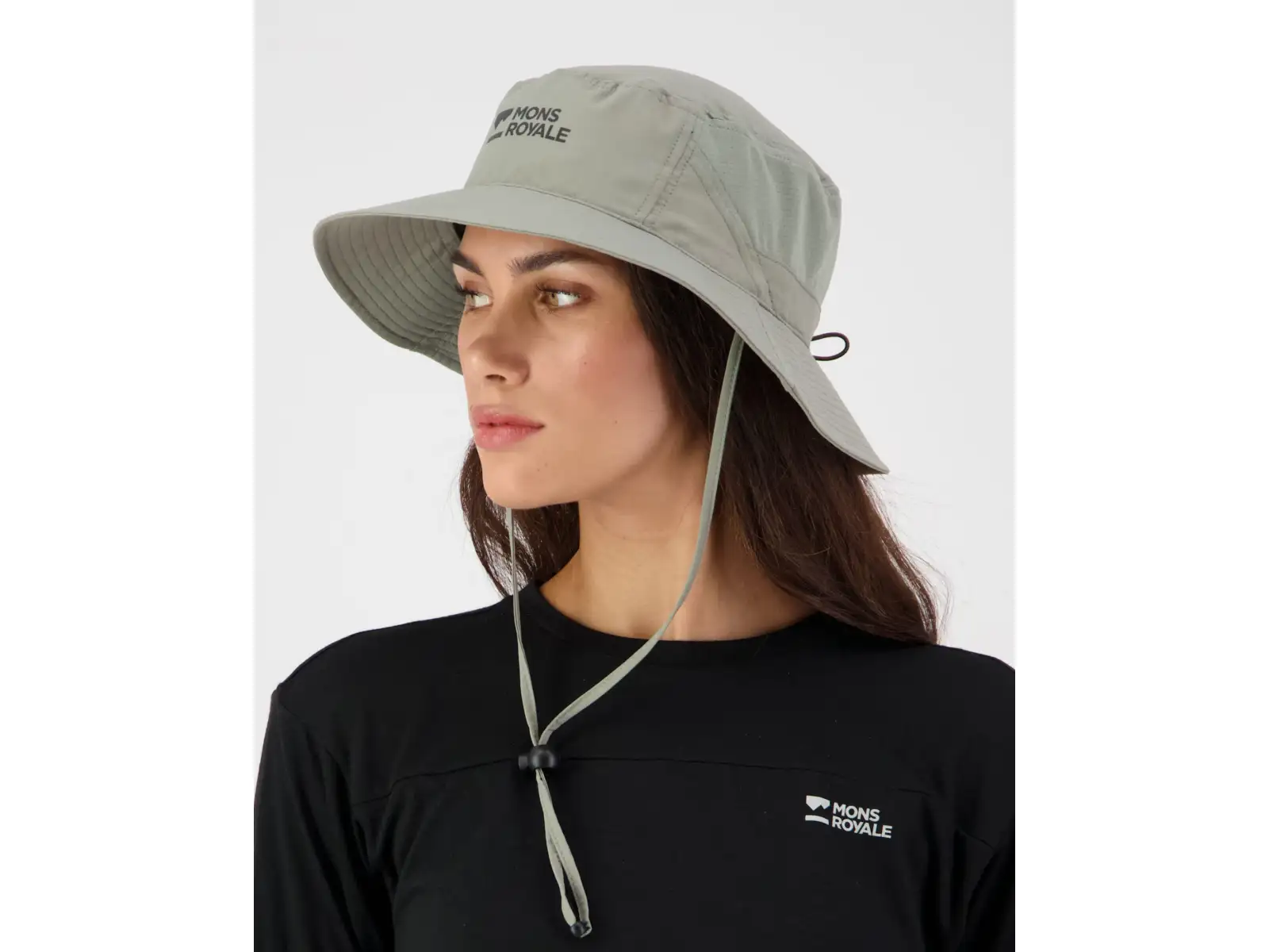 Mons Royale Velocity Bucket Hat Wanderhut grün