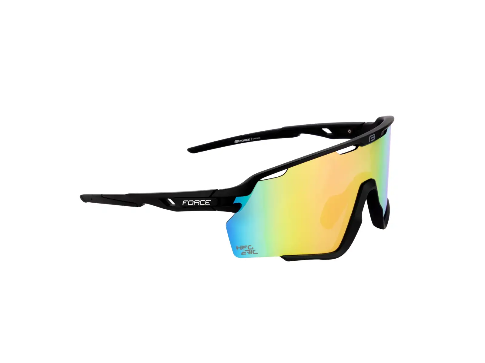 Force Cyclone Brille schwarze/blau-violette Glas