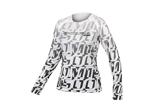 Endura MT500 Print Tee LTD Damen Langarm-Shirt Schwarz