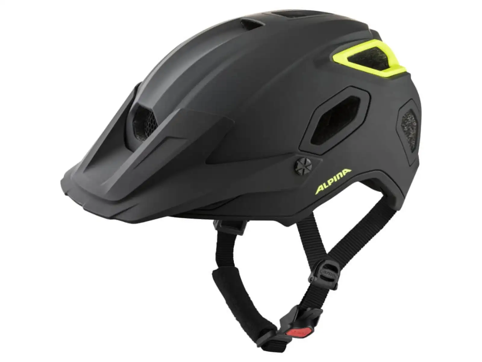 Alpina Comox MTB Helm Black Neon Matt