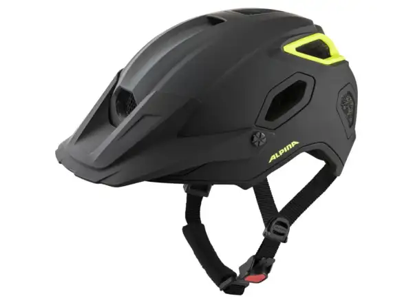 Alpina Comox MTB Helm Black Neon Matt