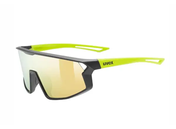 Uvex Skyryse JR. Kinderbrille Black/Yellow Matt/Mirror Yellow