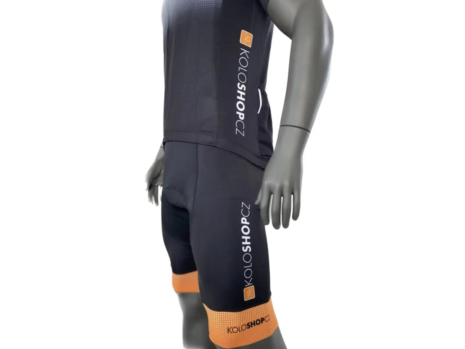 Koloshop Force Herren Shorts mit Einsatz und Träger orange