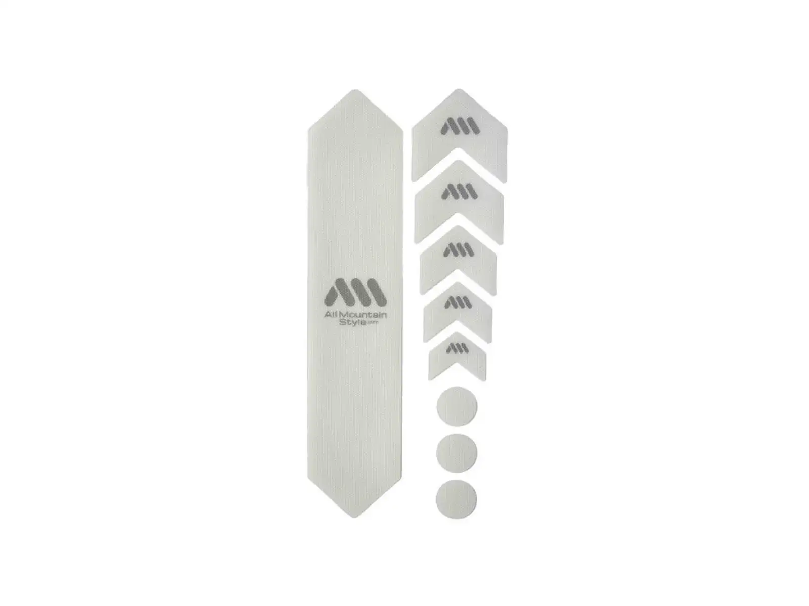 All Mountain Style Rahmen-Schutzaufkleber Basic Clear/Silver