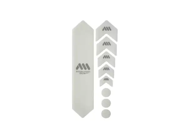All Mountain Style Rahmen-Schutzaufkleber Basic Clear/Silver