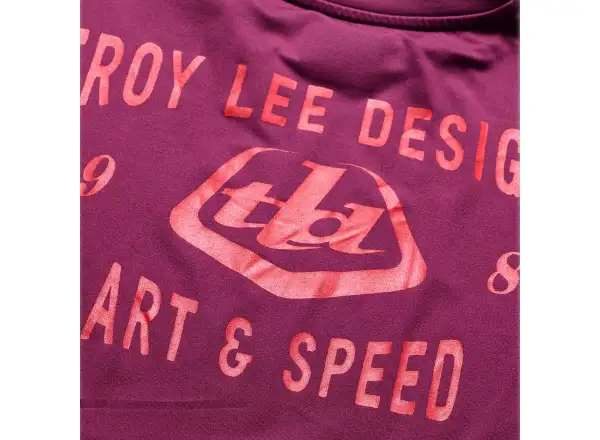 Troy Lee Designs Ruckus Ride Herren-Trikot Langarm Lockdown Sangria