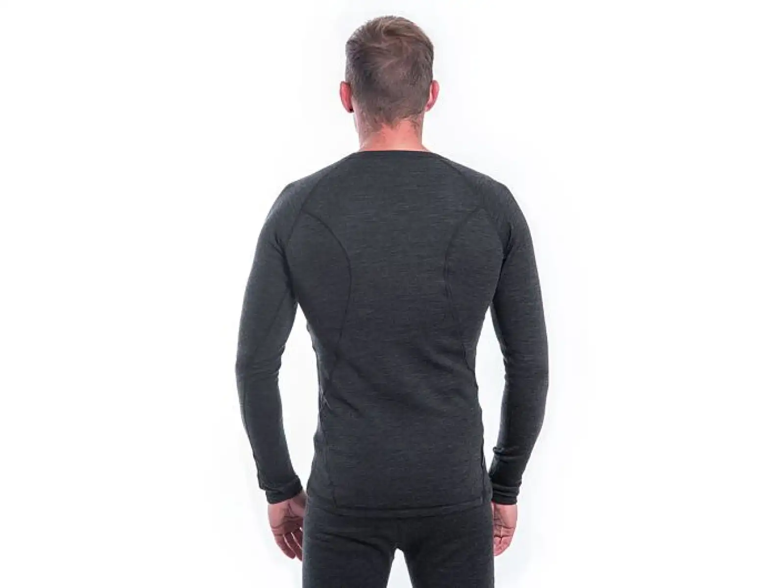 Sensor Merino Bold Herren-Shirt Langarm Anthracite Gray