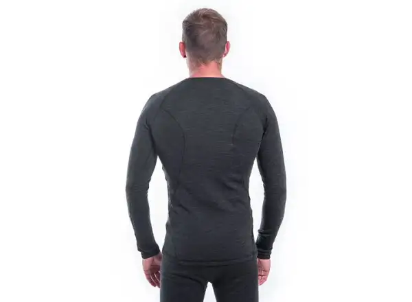 Sensor Merino Bold Herren-Shirt Langarm Anthracite Gray