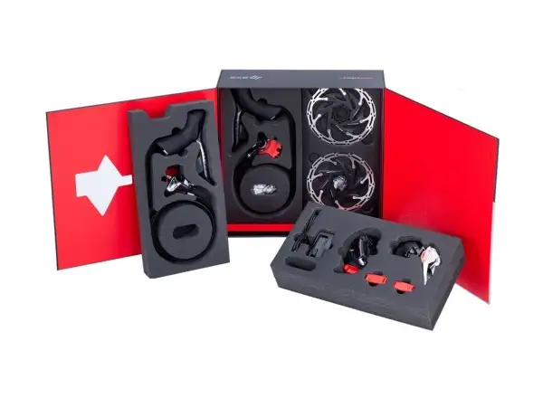 Sram Red eTap AXS HRD 2×12-fach Rennrad-Gruppe - 6B Scheiben