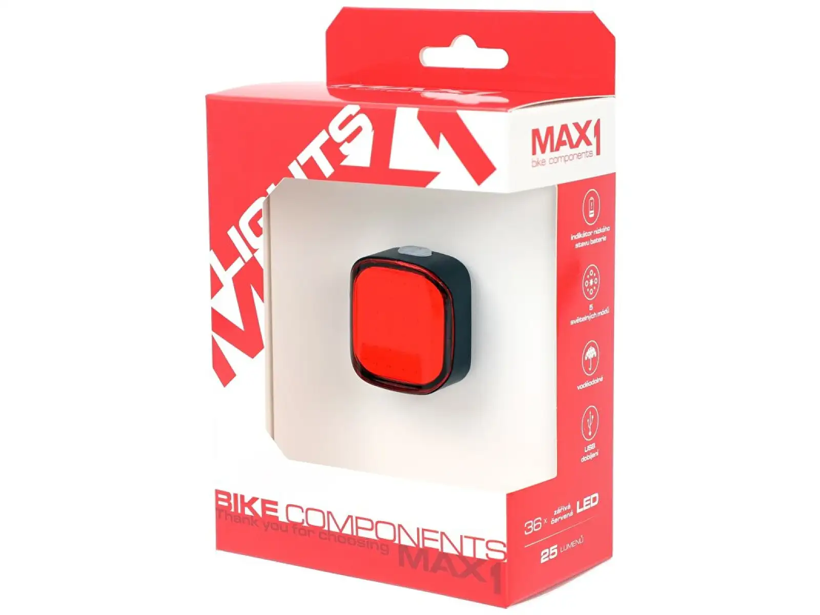 Max1 Sirius USB Rückleuchte