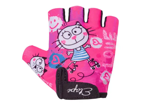 Etape Tiny Kinder-Fahrradhandschuhe kurz Rosa