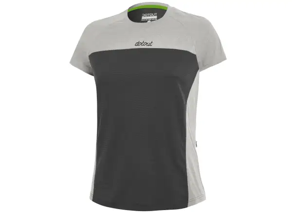 Dotout Stone Damen T-Shirt, kurze Ärmel, Schwarz
