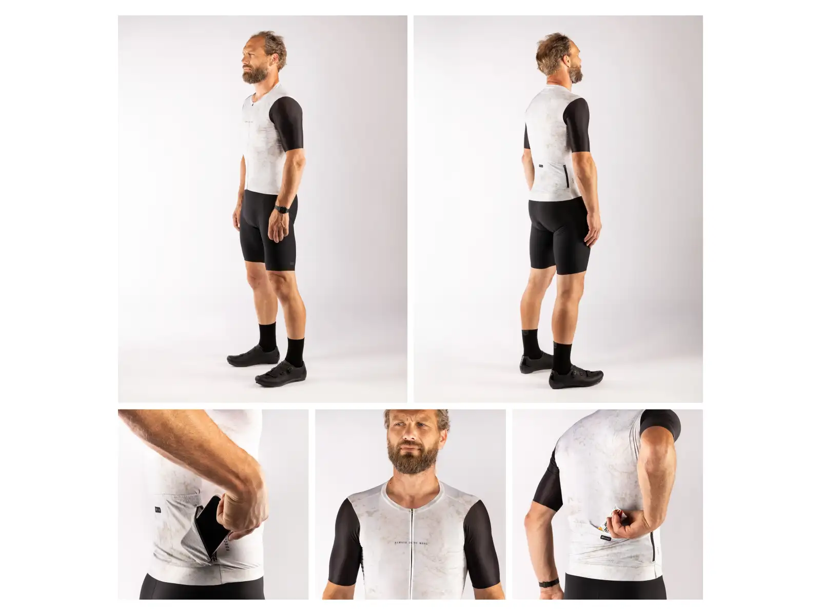Force Move Herren-Trikot Kurzarm - Nude