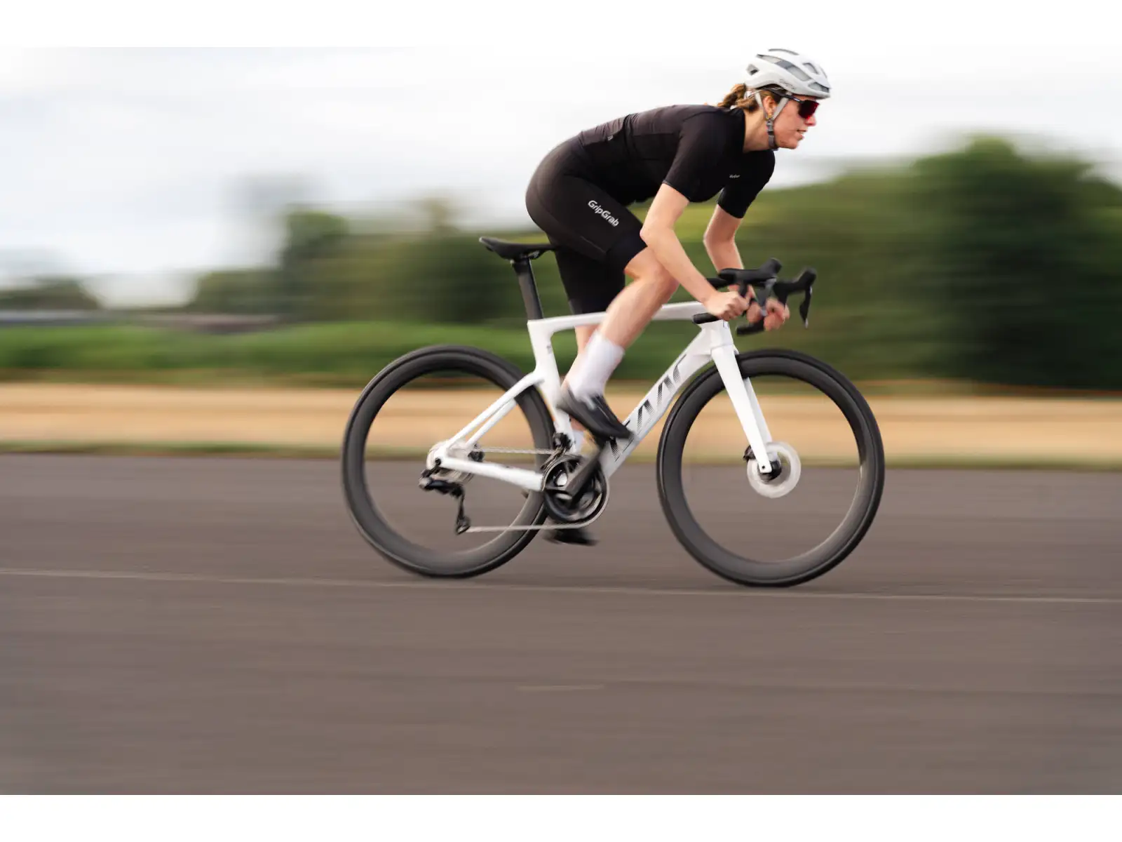 Isaac Meson Ultegra Di2 Rennrad Mineral White