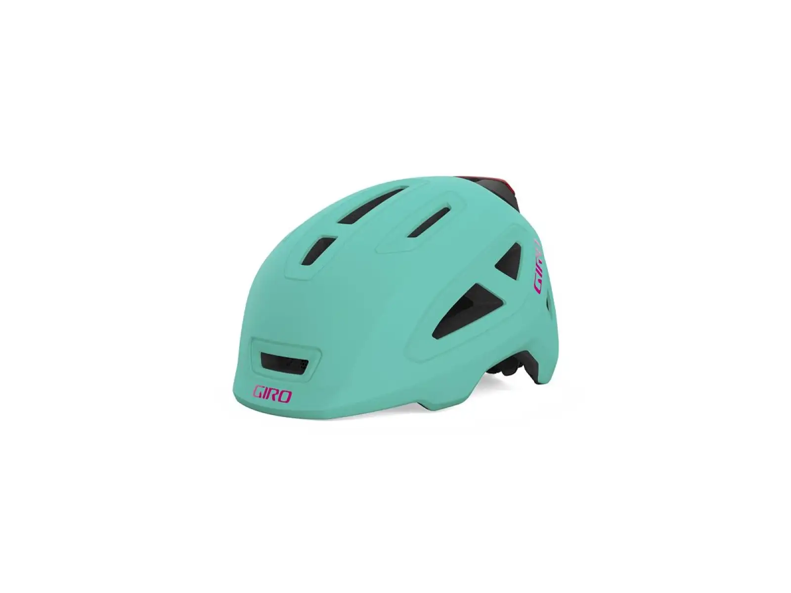 GIRO Scamp II LED Kinderhelm matt schreiendes Türkis