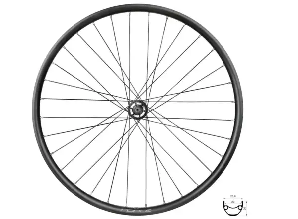 Force XC Disc 584×23 hinteres eingespeichtes Rad F804333 32 Löcher