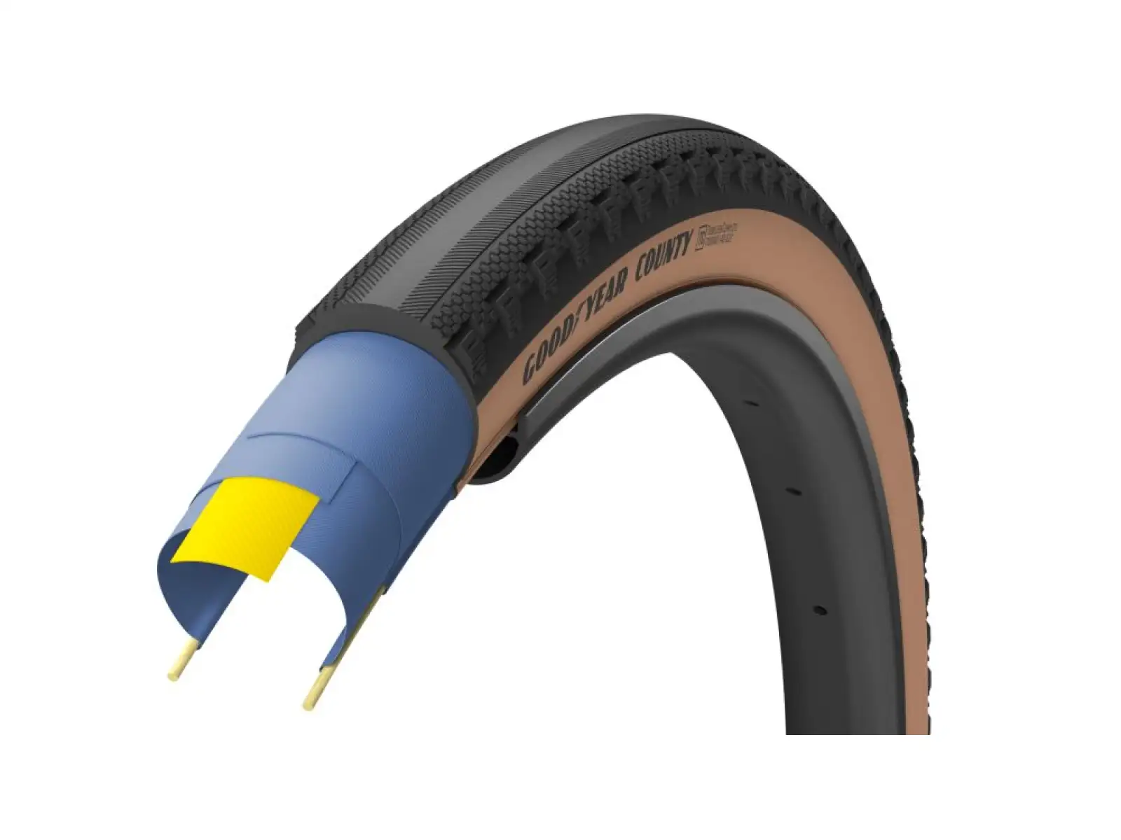 Schotterreifen Goodyear County Ultimate 40-622 Tubeless Tan