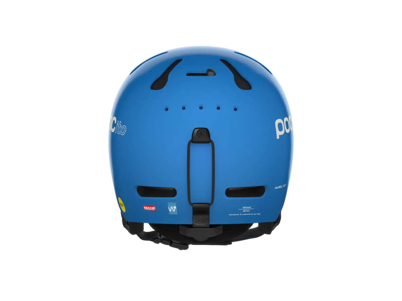 POC POCito Auric Cut MIPS Kinder Skihelm Fluorescent Blue