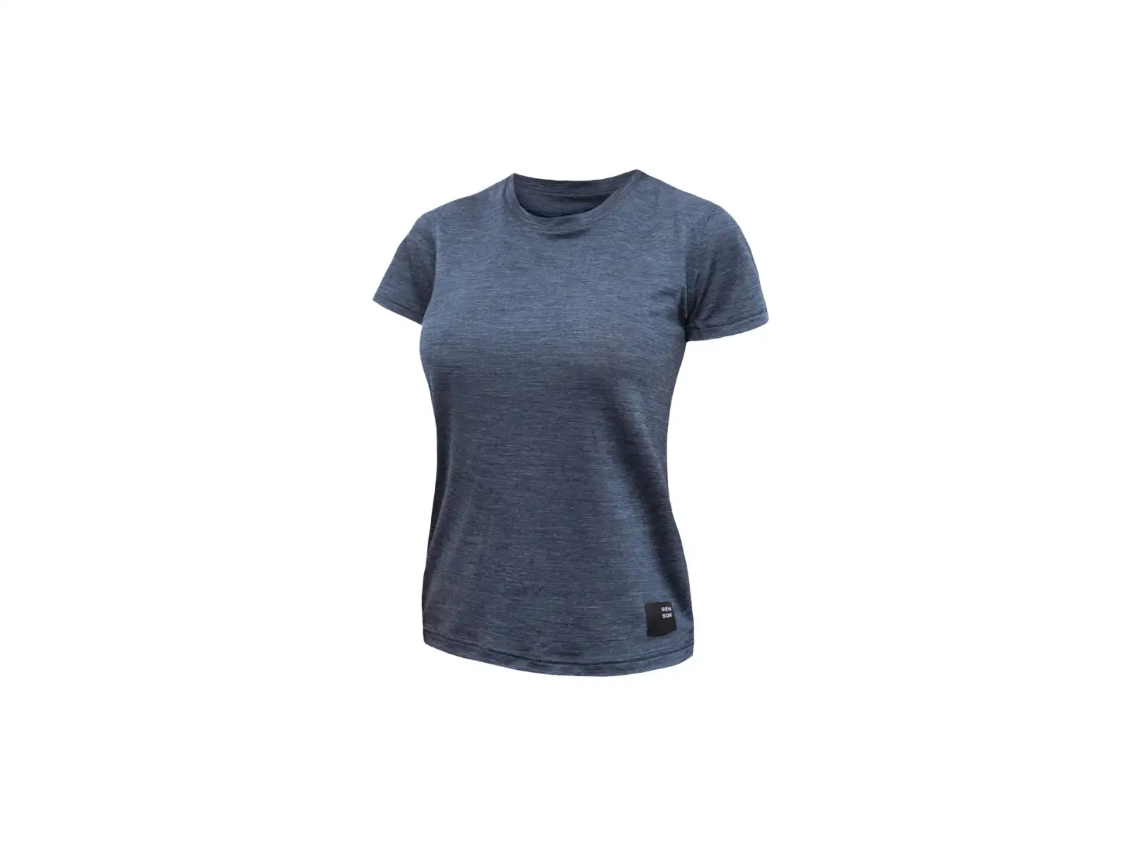 Sensor Merino Lite Damen Funktions-T-Shirt kurzarm Mottled Blue