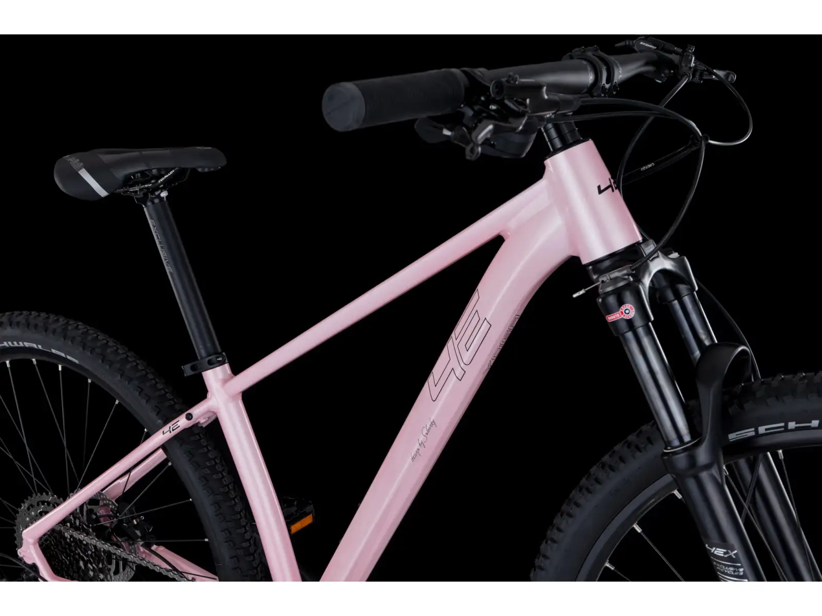 4ever Yoga Damen Mountainbike 29 - Coral/Black