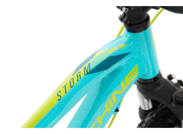 Rock Machine Storm 20 VB Kinderfahrrad Gloss Neon Cyan/Yellow/Petrol