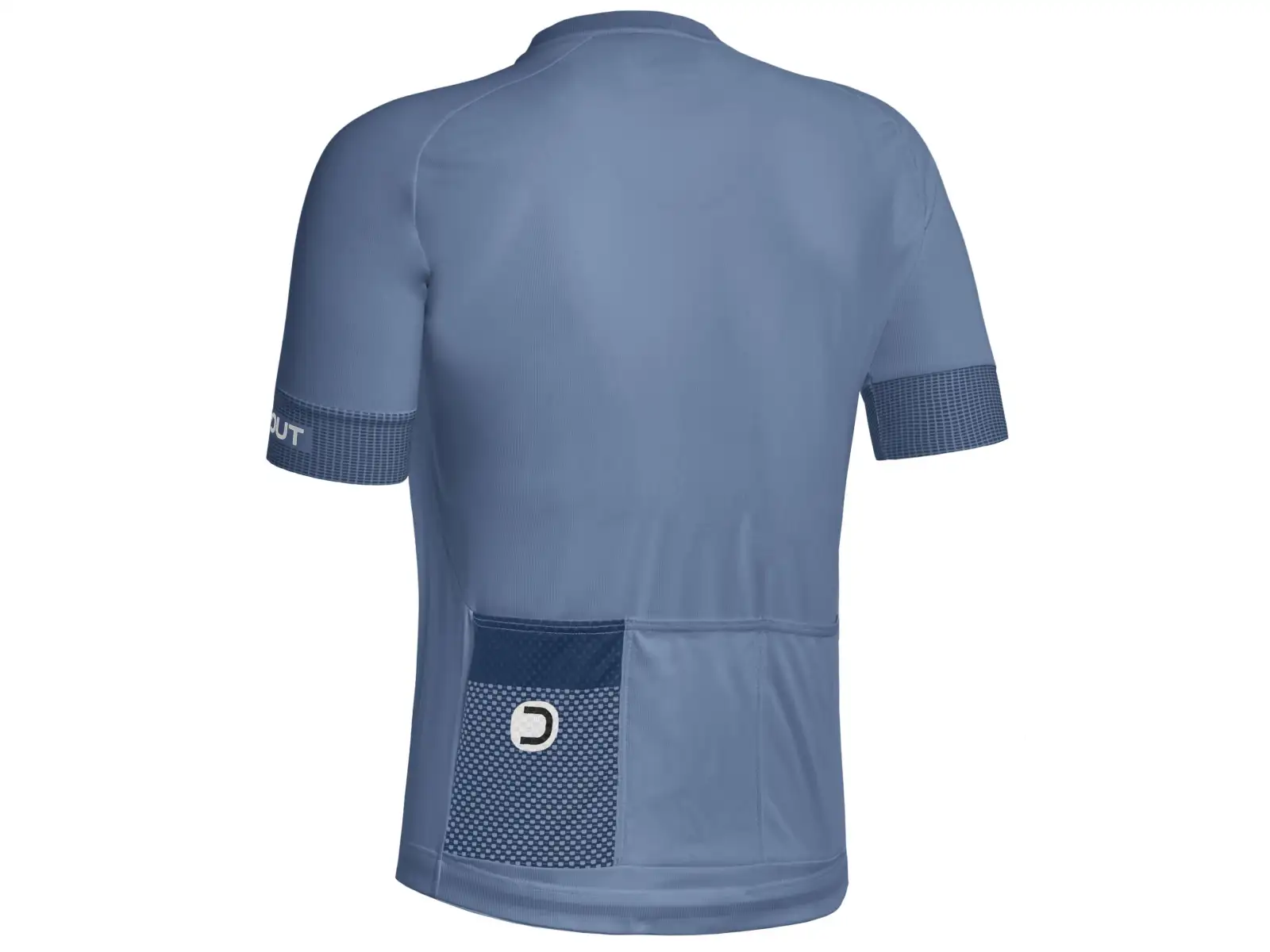 Dotout Tour Herrentrikot mit kurzen Ärmeln in Hellblau.