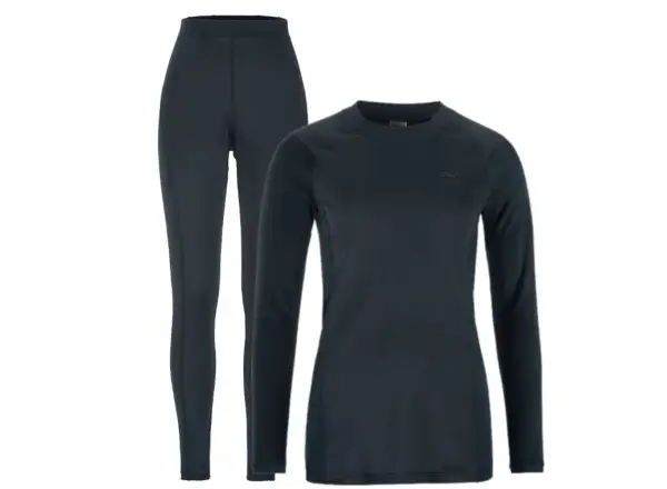 Craft Core Warm Baselayer Damen Set Langarmshirt+Hose Blue