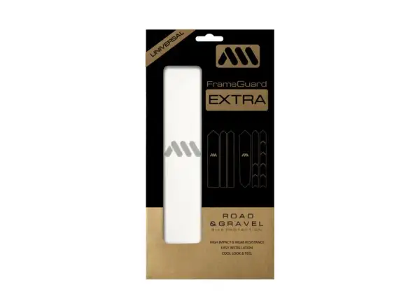 All Mountain Style Rahmen-Schutzaufkleber Gravel/Road Clear Silver