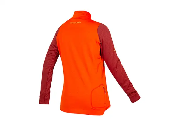 Endura Singletrack Fleece Damen Langarmshirt Paprika