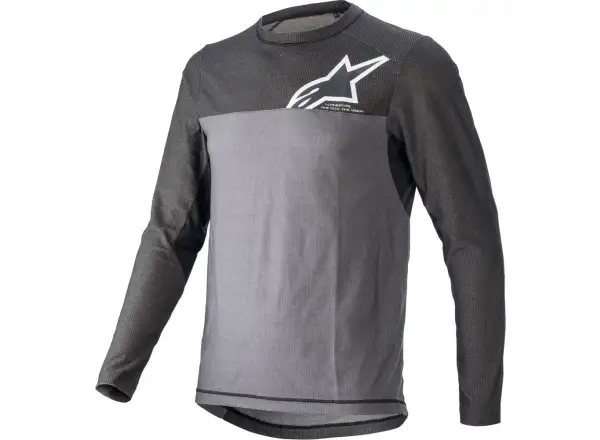 Alpinestars ALPS 8.0 L/S Herren-Trikot Langarm Anthrazit Tangerine