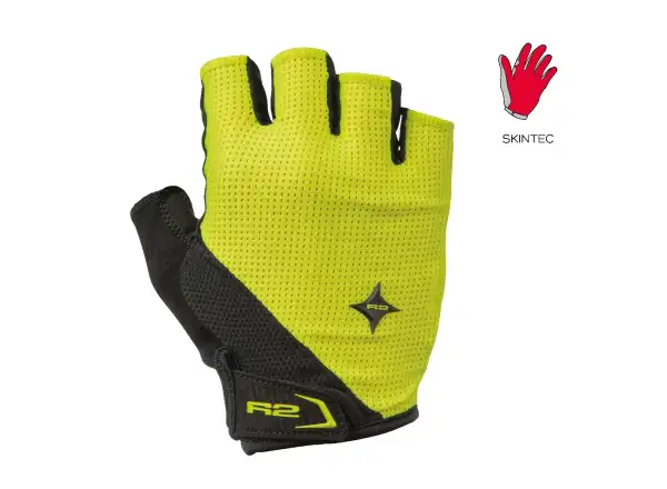 R2 Ribbon Fahrradhandschuhe gelb