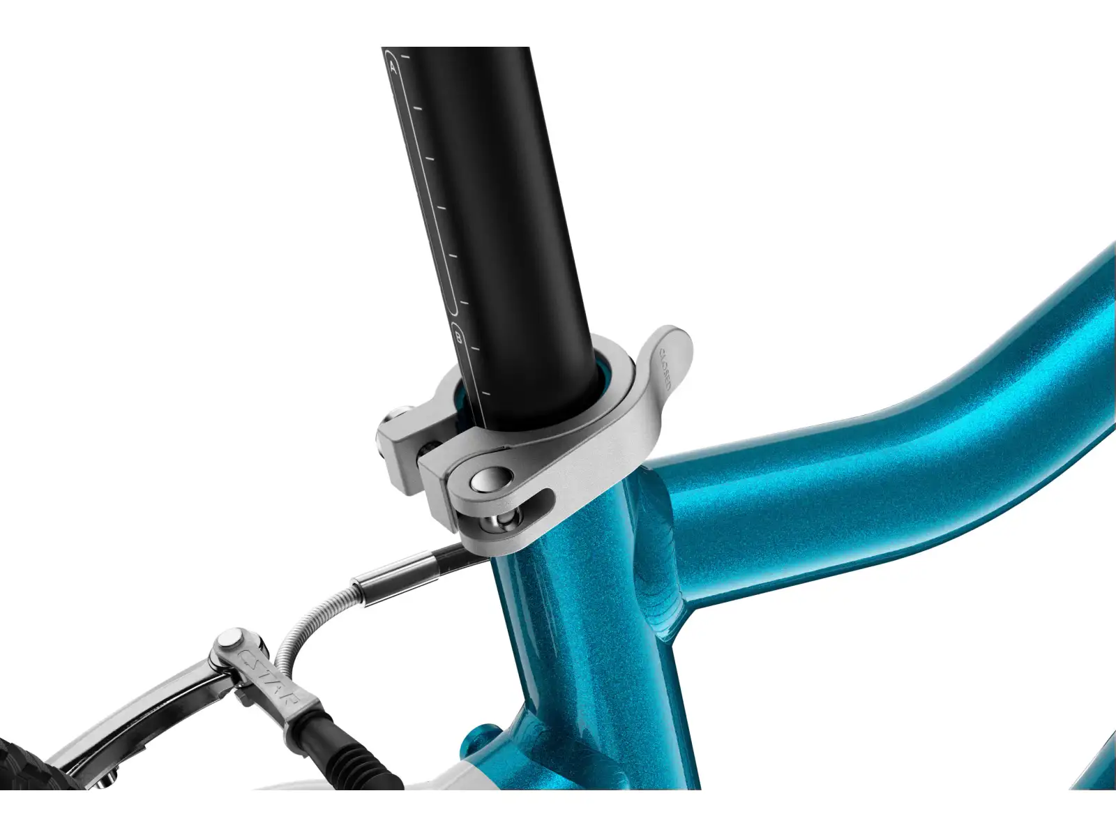 Woom GO 3 Metallic Blue 16 Kinderfahrrad