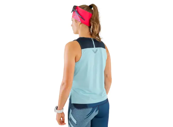Dynafit Sky Crop Top Damen ärmelloses Shirt Marine Blue