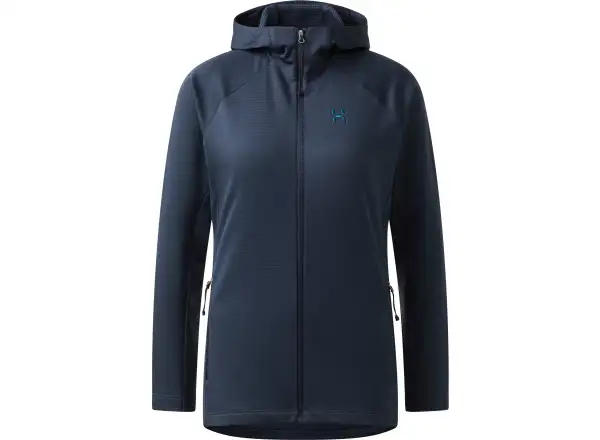 Haglöfs  Korp Mid Hood Damenpullover Tarn Blue