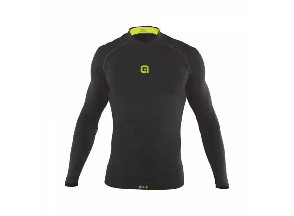 Alé Carbonio Dryarn® Herren Funktionslangarmshirt Schwarz