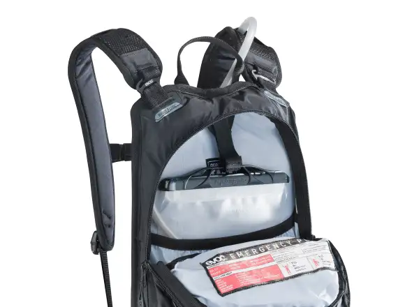 Evoc Stage 6 Rucksack 6 l + Trinkblase 2 l black