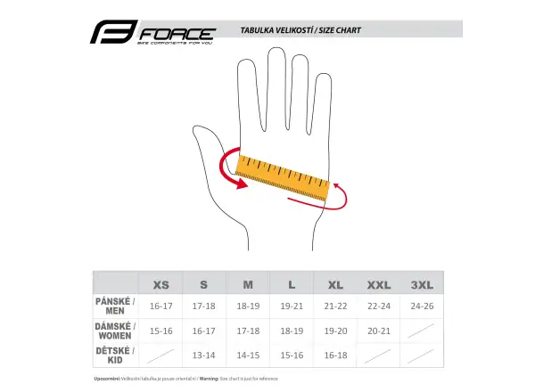 Force Hot Rak 3 Winter Fahrrad-Handschuhe schwarz