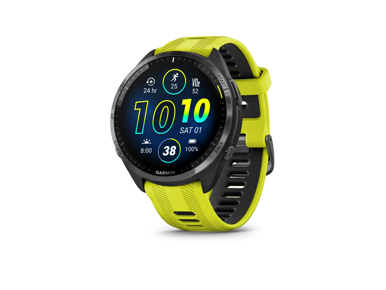 Garmin Forerunner 965 Smartwatch Carbon Grey Titan DLC/Gelb