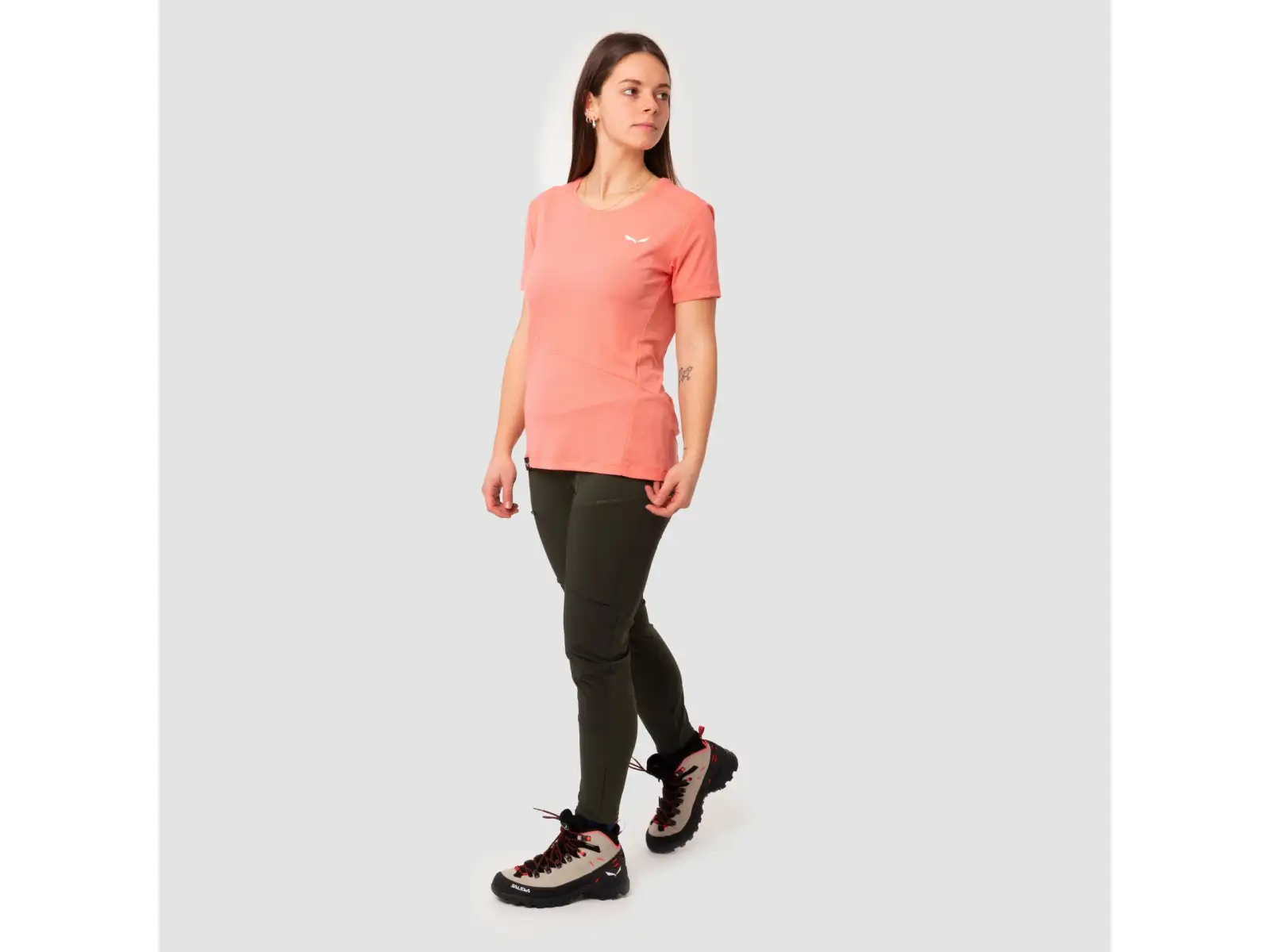 Salewa Puez Dry Responsive Cargo Damenhosen Black Out