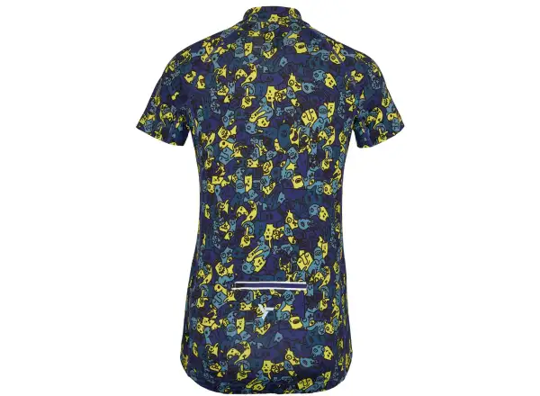 Silvini Scrivia Kindertrikot Kurzarm Blue/Neon