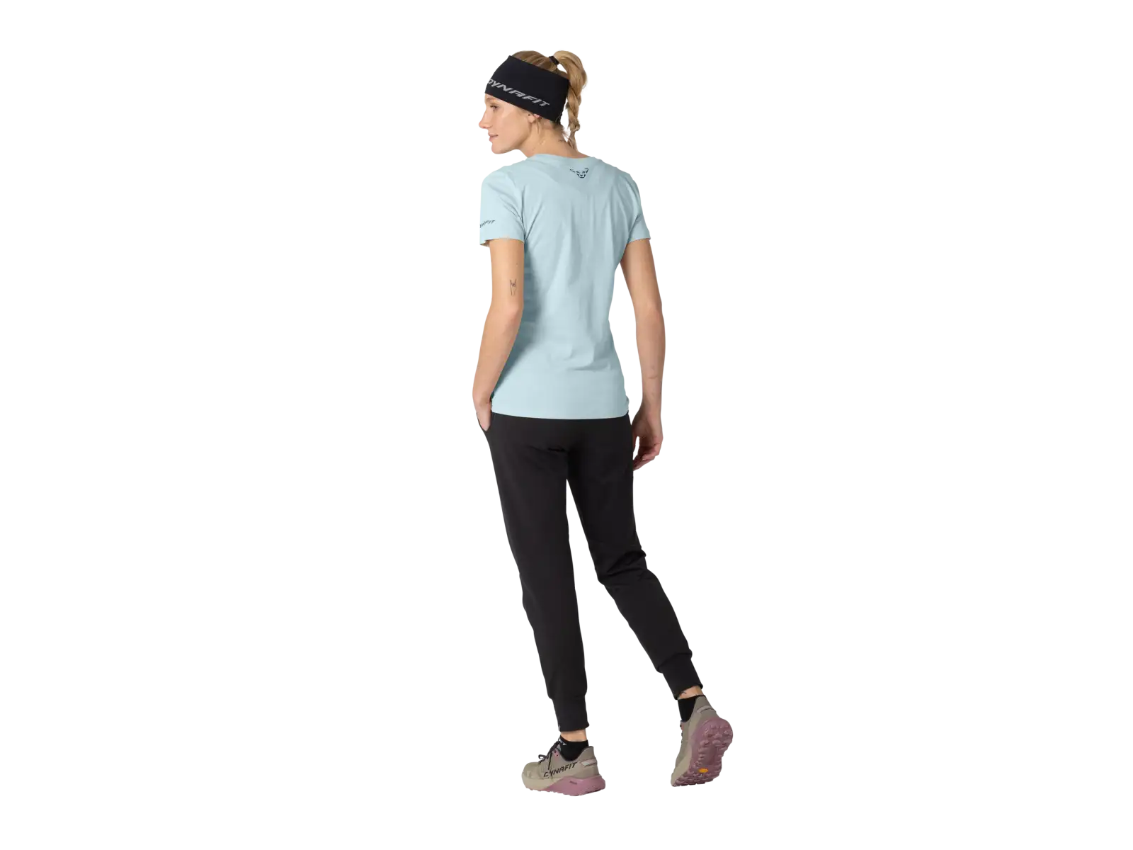 Dynafit Graphic Cotton Damen T-Shirt Kurzarm Cloud Blue/Tabloid