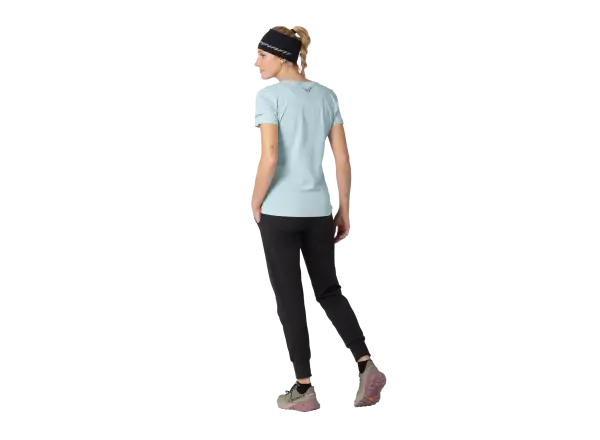 Dynafit Graphic Cotton Damen T-Shirt Kurzarm Cloud Blue/Tabloid