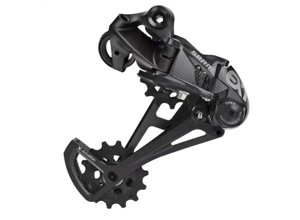 Sram EX1 X-Horizon 8-fach Schaltwerk langer Käfig Schwarz