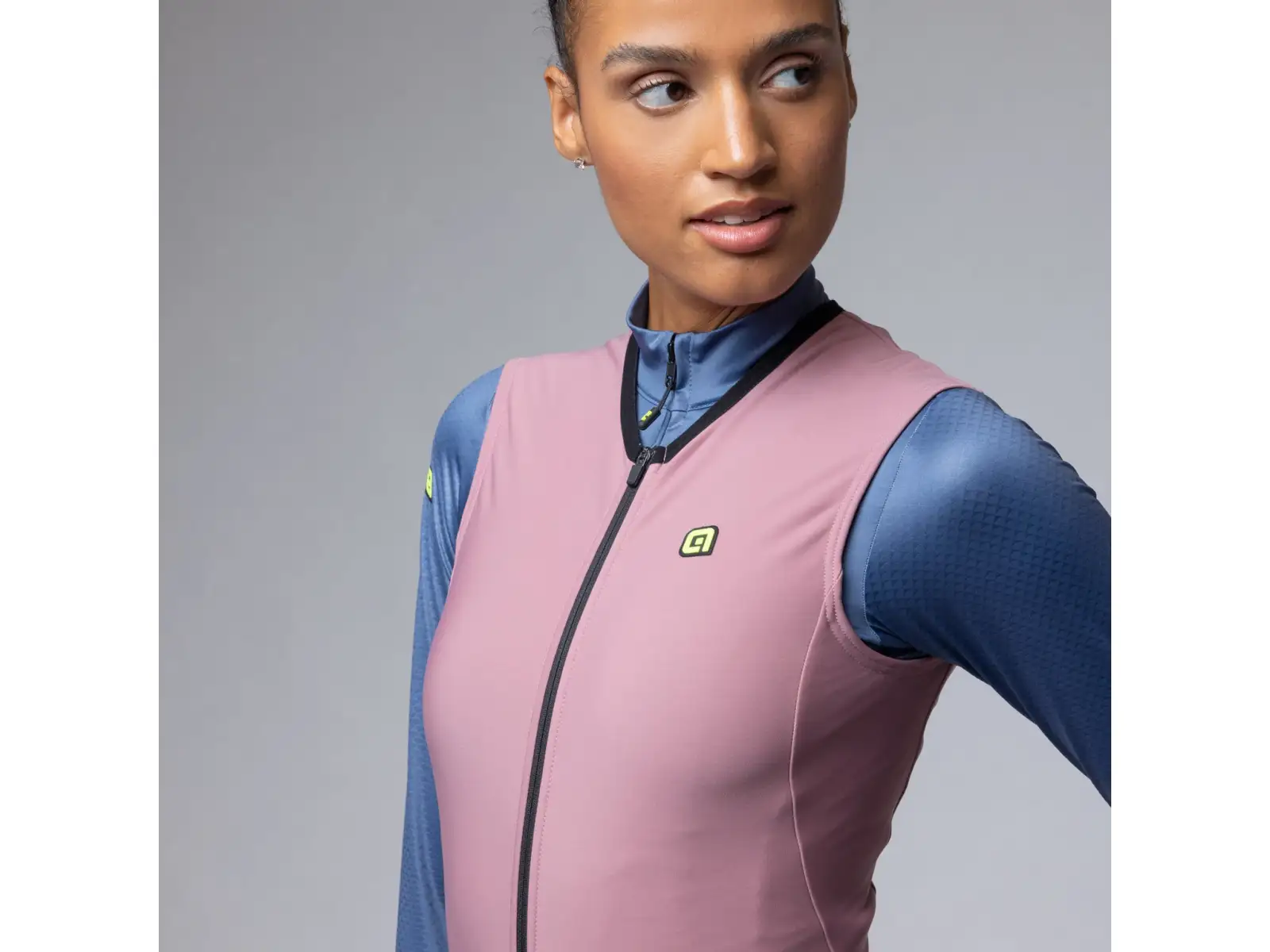 Alé PR-E Thermo 2.0 Damen-Fahrradweste Antique Pink